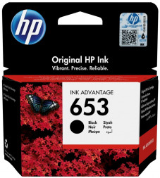 Картридж HP 653 Ink Advantage 3YM75AE черный