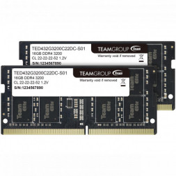 Оперативная память для ноутбука 32Gb DDR4 3200MHz GEIL SO-DIMM PC4-25600 22-22-22-52 1.2V GS432GB3200C22SC Retail Pack