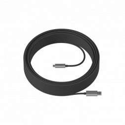Удлиненный кабель Logitech Strong, длина 10м (USB 3.2 2-го поколения с обратной совместимостью, USB Type-A - USB Type-C), M/N: Z00003