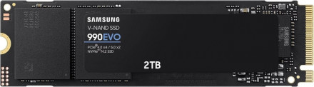 SSD M.2 PCIe 2 TB Samsung 990 EVO, MZ-V9E2T0BW, PCIe 5.0 x2, NVMe 2.0