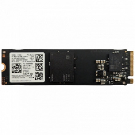 Твердотельный накопитель 512GB SSD Samsung PM9B1 M.2 NVMe R3500Mb/s W2500MB/s MZVL4512HBLU-00B07