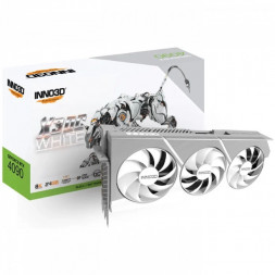 Видеокарта Inno3D GeForce RTX4090 X3 OC WHITE 24G GDDR6X 384-bit HDMI 3xDP N40903-246XX-18333259