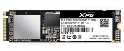 Твердотельный накопитель SSD M.2 512 GB ADATA XPG SX8200 Pro, ASX8200PNP-512GT-C, PCIe 3.0 x4, NVMe 