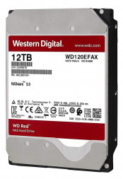 Жесткий диск HDD 12Tb Western Digital RED SATA3 3,5&quot; 5400rpm 256Mb WD120EFAX