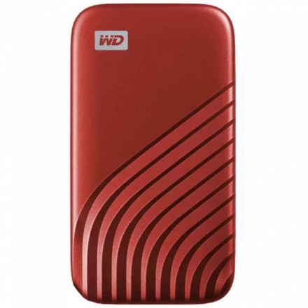 Внешний SSD 1000Gb Western Digital My Passport 2.5&quot; USB 3.2 Цвет: Красный WDBAGF0010BRD-WESN
