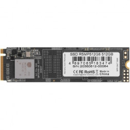 Твердотельный накопитель SSD M.2 512 GB AMD Radeon, R5MP512G8, PCIe 3.0 x4, NVMe 1.3
