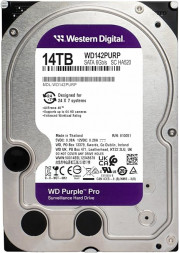 Жесткий диск для видеонаблюдения HDD 14Tb Western Digital Purple SATA 6Gb/s 512Mb 3,5&quot; 7200rpm WD142PURP.  Создан для систем видеонаблюдения и обспечи