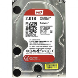 Жесткий диск HDD 2Tb Western Digital Red  SATA 6Gb/s 3.5&quot; 64Mb  WD20EFRX
