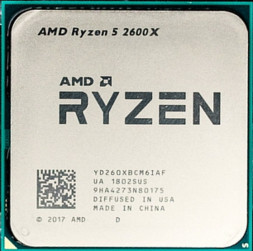 Процессор AMD Ryzen 5 2600X, AM4, YD260XBCM6IAF