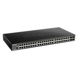 Коммутатор D-Link DGS-1250-52X/A1A WebSmart 48 портами 10/100/1000Base-T и 4 портами 10GBase-X SFP+