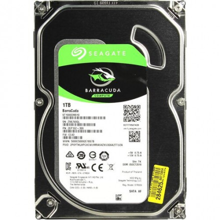 Жесткий диск HDD 1Tb Seagate BarraCuda SATA6Gb/s 7200rpm 64Mb 3,5&quot; ST1000DM010