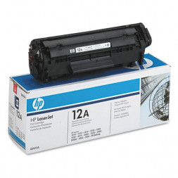 Картридж лазерный HP Q2612A, Черный, на 2000 страниц (5% заполнение) для HP LaserJet 1010/1012/1015/