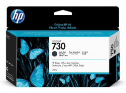 Картридж HP P2V65A 730 Matte Black Ink for DesignJet T1700, 130 ml.