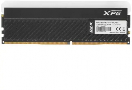 Оперативная память ADATA XPG Spectrix D45G RGB AX4U360016G18I-CBKD45G DIMM DDR4, 16GB, 3600 MHz