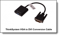 Переходник Lenovo ThinkSystem VGA to DVI 4X97A11108