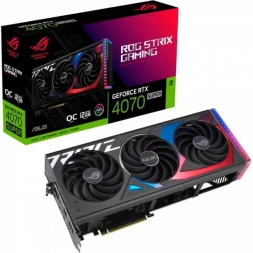 Видеокарта Asus GeForce RTX 4070 Super, 12GB ASUS OC ROG-STRIX-RTX4070S-O12G-GAMING