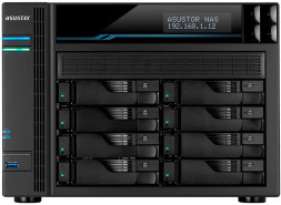 Сетевое хранилище NAS ASUS AS6508T, iAtom C3538-2.1.GHz/8GB/0TB, 8 HDD SATA3, 10GLANx2/2USB 3.2, RAI