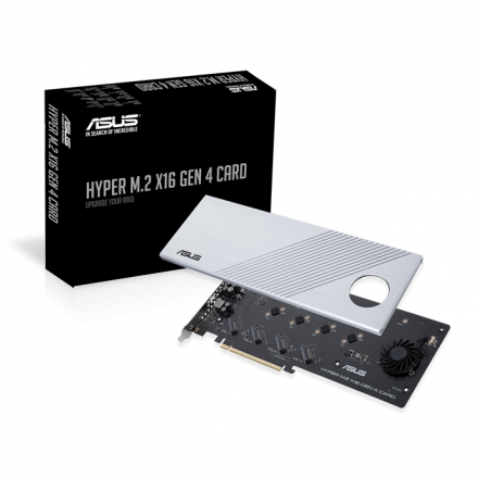 Внутренний адаптер для создания RAID-массивов HYPER M.2 X16 GEN 4 CARD