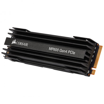 Твердотельный накопитель 500GB SSD Corsair Series MP600 PCIe Gen 3.0x4 NVMe M.2 2280 R4950Mb/s W2500MB/s CSSD-F500GBMP60