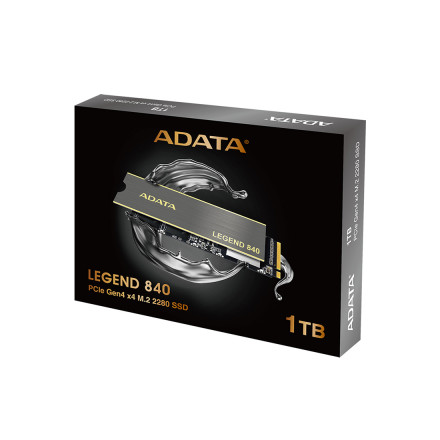 Твердотельный накопитель SSD 1 TB ADATA Legend, ALEG-840-1TCS, PCIe 4.0, NVMe 1.4