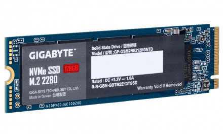 Твердотельный накопитель 128GB SSD Gigabyte, Форм-Фактор: M.2 2280 Интерфейс: PCI-Express 3.0 x4, NV