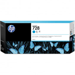 Картридж HP F9K17A HP 728 300-ml Cyan Ink for T730/T830