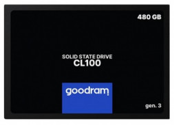 SSD Накопитель 480GB GOODRAM CL100 SATA3, SSDPR-CL100-480-G3