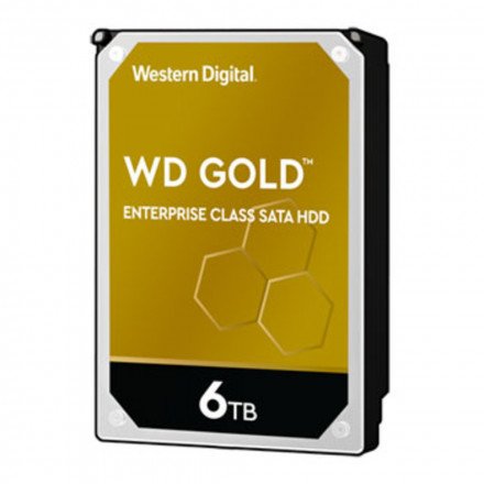 Жесткий диск повышенной надежности HDD 6Tb Western Digital GOLD WD6003FRYZ SATA3 3,5&quot; 7200rpm 256Mb