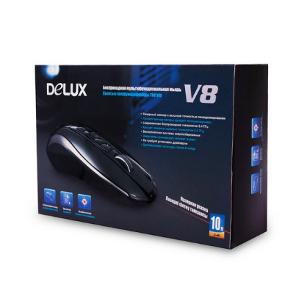 Компьютерная мышь Delux DLM-V8LGB
