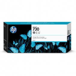 Картридж HP P2V72A 730 Gray Ink for DesignJet T1700, 300 ml.