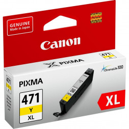 Картридж Canon CLI-471XL Desk jet yellow 10,8 ml 0349C001