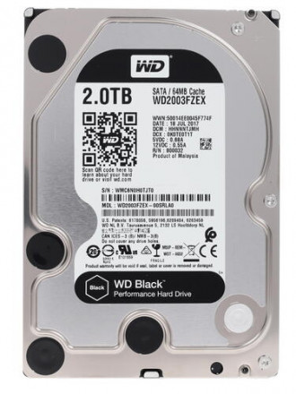 Жесткий диск HDD Western Digital Black WD2003FZEX