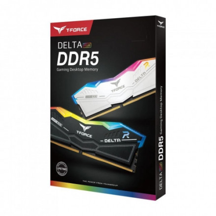 ОЗУ Team Group, T-Force Delta RGB 48 GB Kit, DDR5 (2x24GB), 7200Mhz, CL34-42-42-84, 1.4V, FF3D548G72