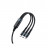 Интерфейсный кабель Awei CL-972 3 in 1 120W 2.0A 1.2m Чёрный