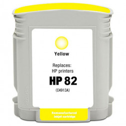 Картридж HP C4913A Yellow Ink №82 for DesignJet 500/800, 69 ml, up to 1750 pages, 5%.