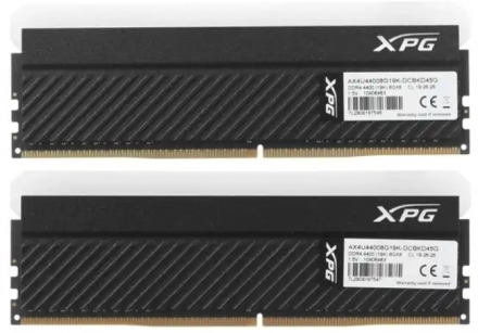 Оперативная память ADATA XPG Spectrix D45G RGB DIMM DDR4, 16GB (2 x 8GB), 4400MHz AX4U44008G19K-DCBK