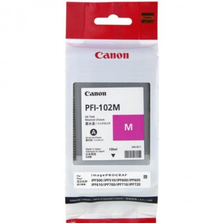 Картридж Canon PFI102M MAGNETA IPF5/6/700 0897B001