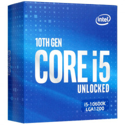 CPU Intel Core i5-10600K 4,1GHz (4,8GHz) 12Mb 6/12 Comet Lake Intel® UHD 630 125W FCLGA1200 BOX