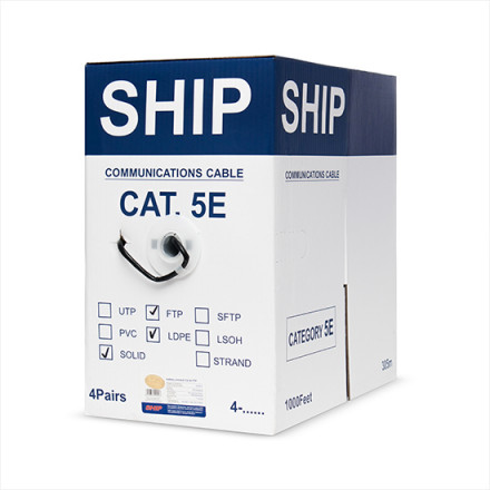 Кабель сетевой SHIP D147-P Cat.5e FTP 30В LSZH