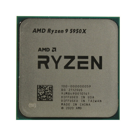 Процессор AMD Ryzen 9 5950X, AM4, 100-000000059