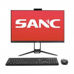 Моноблочная система Sanc C2400647, 23.8&quot; FHD IPS/MB H470/SO-DIMM DDR4/WiFi/keyboard+mouse, black C2400647 Black