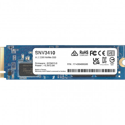 Серверный диск SSD M.2 NVMe серии SNV3000 для Synology NAS SNV3410-800G
