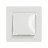 Выключатель одноклавишный SE EPH0500121 Asfora перекрестный в сборе белый