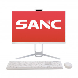 Моноблочная система Sanc C2400647, 23.8&quot; FHD IPS/MB H470/SO-DIMM DDR4/WiFi/keyboard+mouse, white C2400647 White
