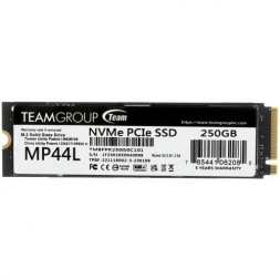 Твердотельный накопитель 250GB SSD TeamGroup MP44L M.2 2280 PCIe4.0x4 NVMe R4650Mb/s, W1900MB/s TM8F
