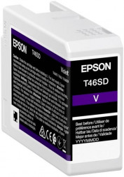 Картридж струйный Epson C13T46SD00 T46S Фиолетовый