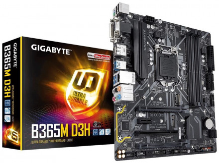 Материнская плата Gigabyte B365M D3H Intel B365 LGA1151