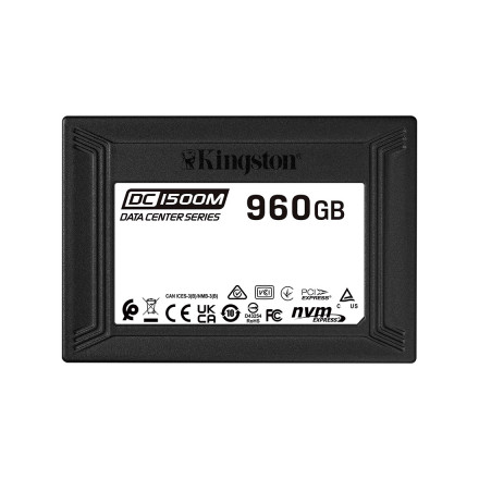 Твердотельный накопитель SSD Kingston SEDC1500M/960G U.2 15 мм