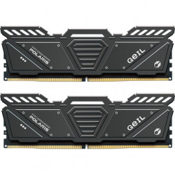 Оперативная память 32GB Kit (2x16GB) GEIL POLARIS 5200Mhz DDR5 PC5-41600 42-42-42-84 1.1V GOG532GB5200C42DC Titanium Gray