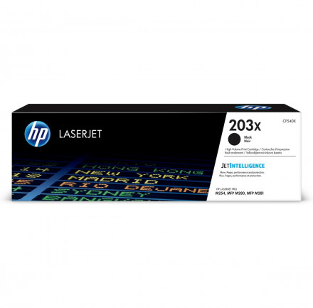Тонер Картридж HP CF540X 203X Black LaserJet for M254/M280/M281, 3200 pages